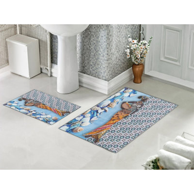 Ensemble de tapis de bain 2 pièces Dilya