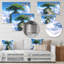 Chemin vers un arbre dans les nuages - art mural chêne-1832843143-1832843146