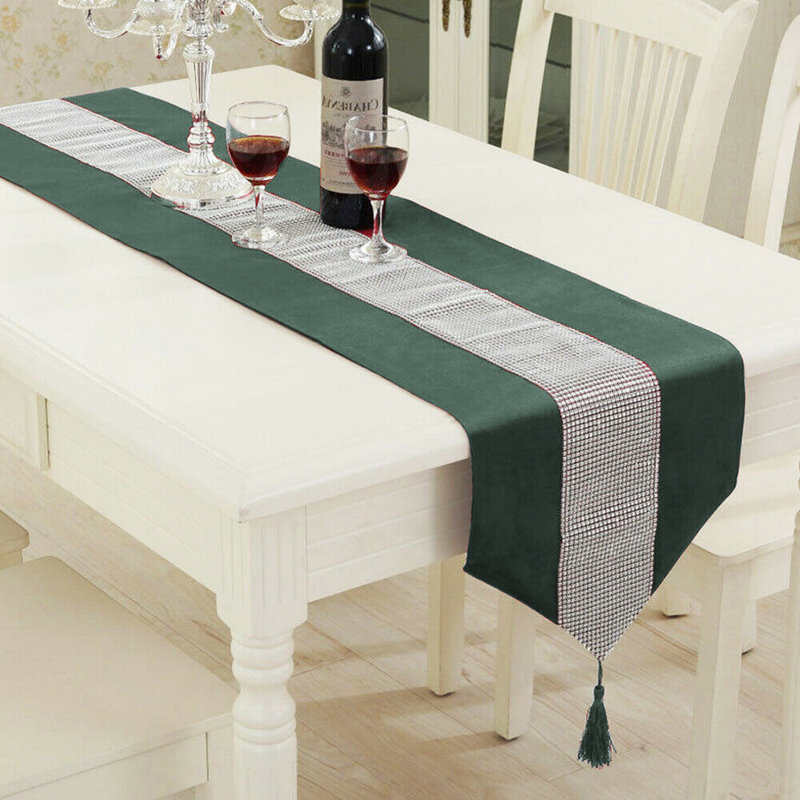 Strouse Modern Table Runner, Charcoal
