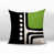 Chartreuse / noir / blanc cassé