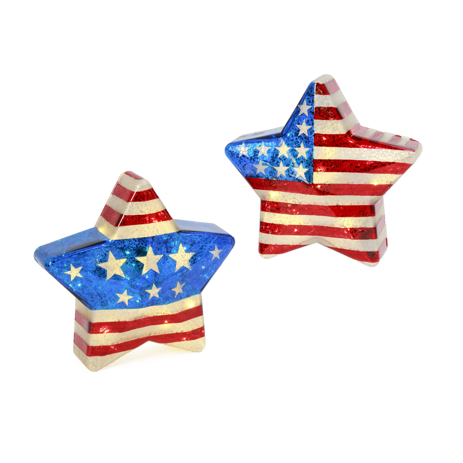 10.6 Illuminating Glass Americana Star