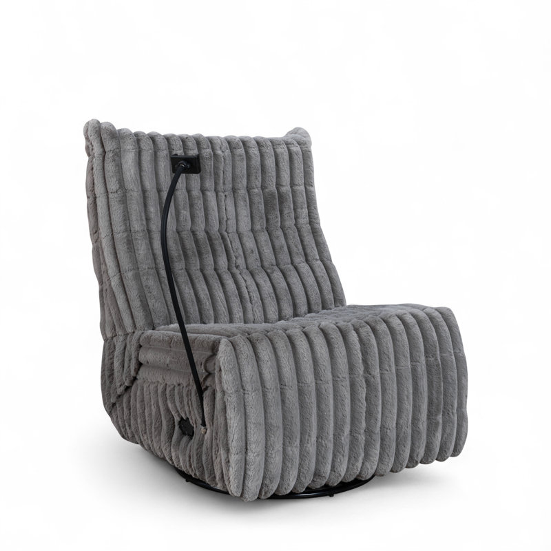 79cm Wide Standard Recliner, Grey