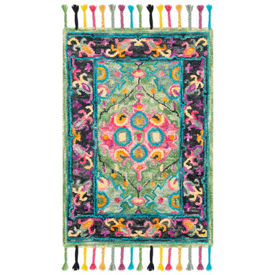 Vahakn Hand Tufted Wool Oriental Rug
