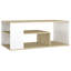Table basse simple avec cadre en bois manufacturé avec rangement-1362518132