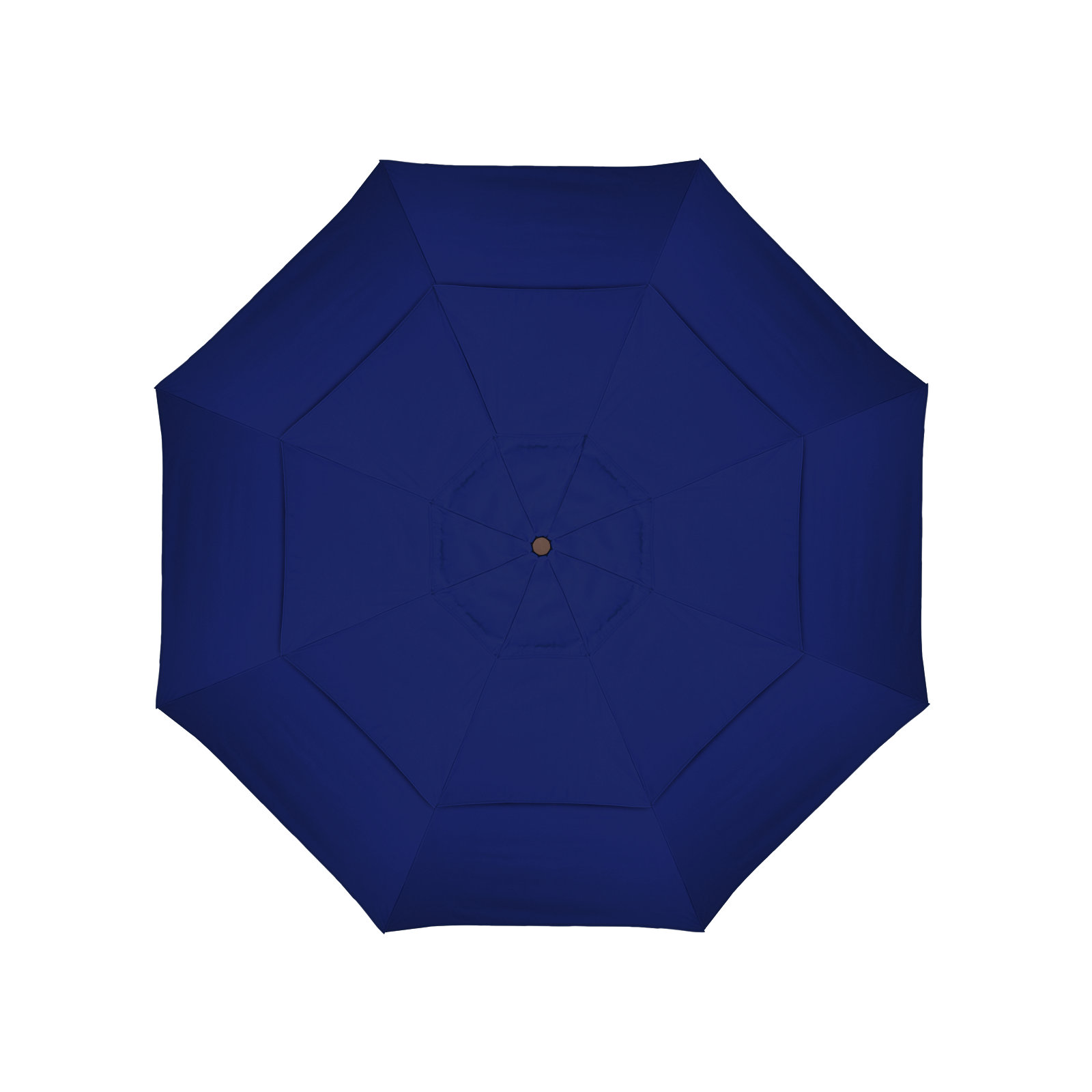 Broadmeade 132'' Sunbrella® Outdoor Umbrella, Canvas Trueblue Sunbrella® Canvas, Hammertone Gray
