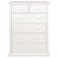 Commode de chambre blanche à 6 tiroirs Anzio-2093025028