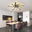 70cm 7 - Blade LED Dimmable Ceiling Fan with Remote Control and Light Kit Included-895035045