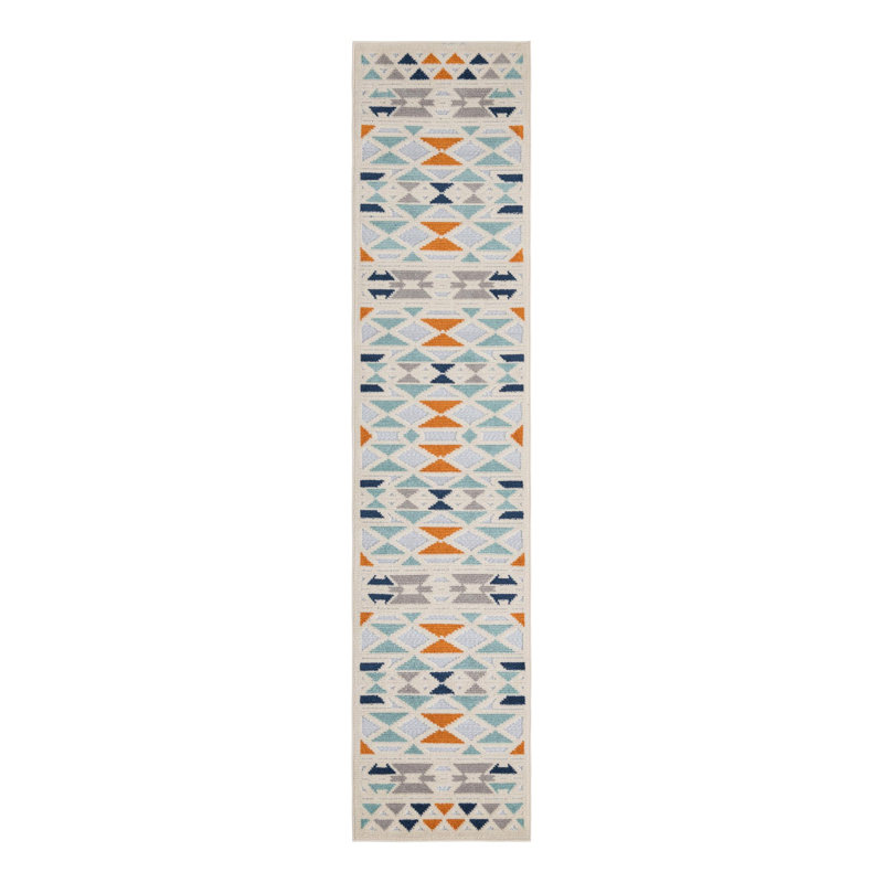 Tapis intérieur / extérieur pour enfants Aceves, Tapis de couloir 2 pi x 10 pi