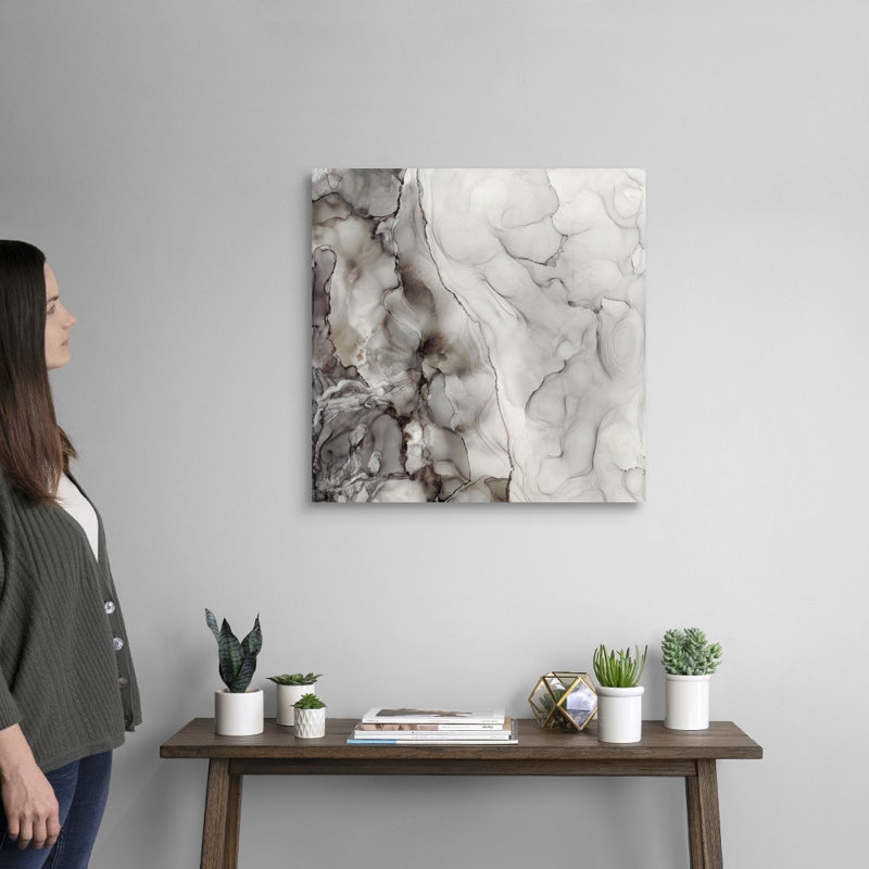 "Portland Skies Square trio I" par Tara Reed, reproduction d’art sur toile, H 24 po x l 24 po x P 1,25 po, Toile tendue