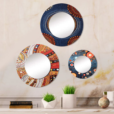 Loric Metal Round Mirror