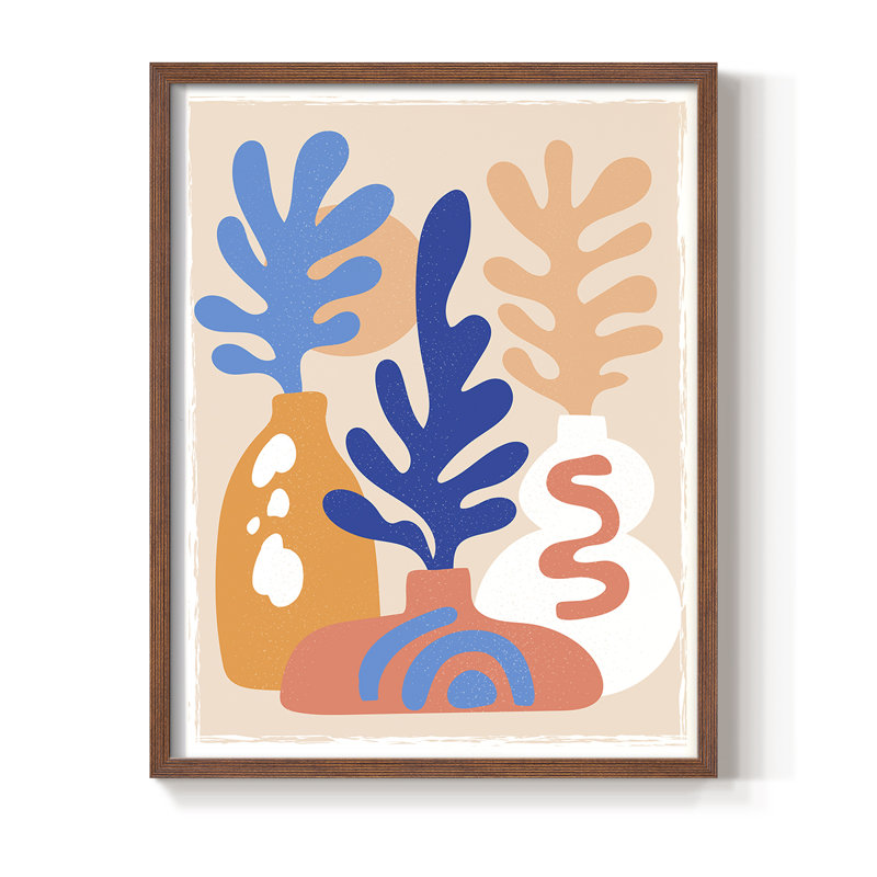 Matisse CECLXI, reproduction encadrée - bois massif, Brun, H 28 po x l 22 po