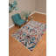 Tapis bleu / gris Efaz-25226170