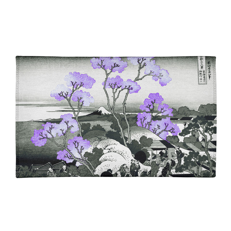 Chenille Floral Indoor Rug, Rectangle 2' x 3'