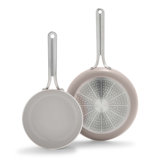 GreenPan Nova 8in and 10in 2 Piece Frying Pan Skillet Set, Healthy Ceramic Nonstick, PFAS-Free, Induction Suitable, Dishwasher and Oven Safe