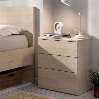 Arria 52cm W Manufactured Wood Bedside Table