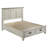 Capistrano Distressed White 2-Drawer Queen Bed-115294515