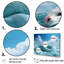 «Cyan Snake Serpentine Sky» sur toile-97089784-97089785