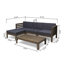 Ensemble de canapé en L pour jardin, cour arrière, porche-1694110536-1694110537