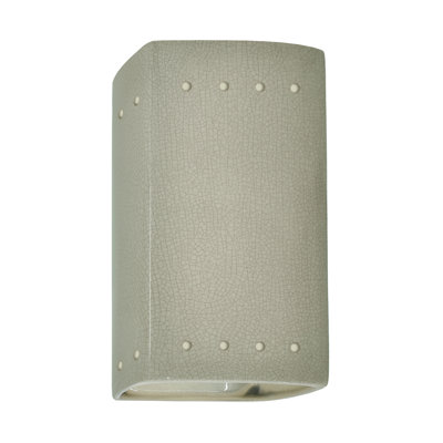 Aws Ceramic LED Flush Mounted Sconce