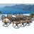 Andromede 8 - Person Patio Dining Set with Rectangular Table , Cushions Included-2117378077