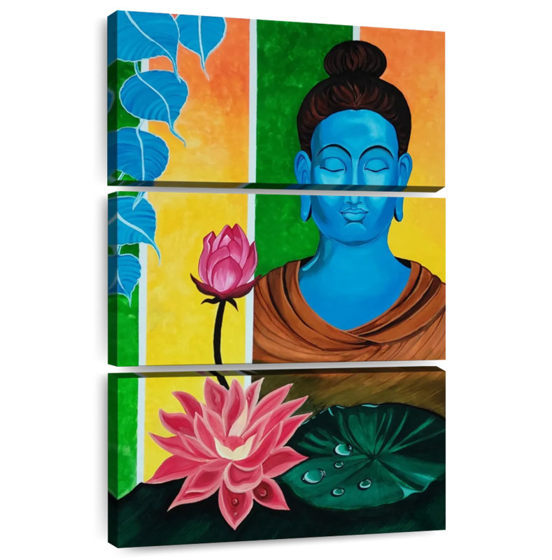 Bouddha Leisha Gautam, H 74 po x l 48 po