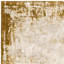 Abrienne Soft Shiny Border Gold Rug-660584261