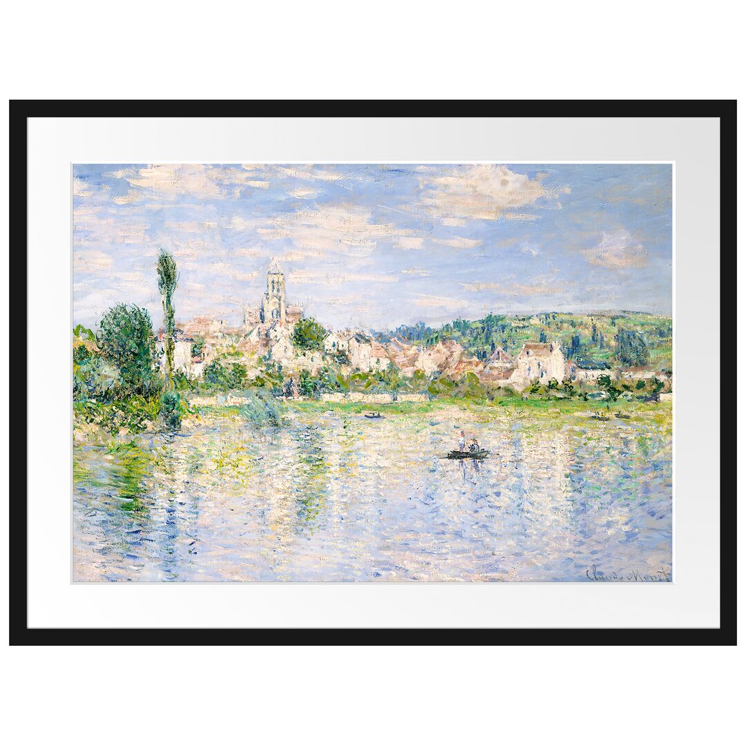 Gerahmter Kunstdruck Vetheuil in Summer von Claude Monet