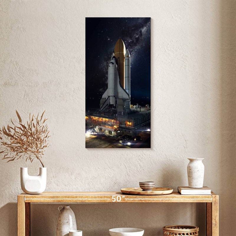 Space Shuttle, 36" H x 18" W
