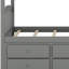 Bunk Bed With Ladder,Trundle And Drawers-1568596757