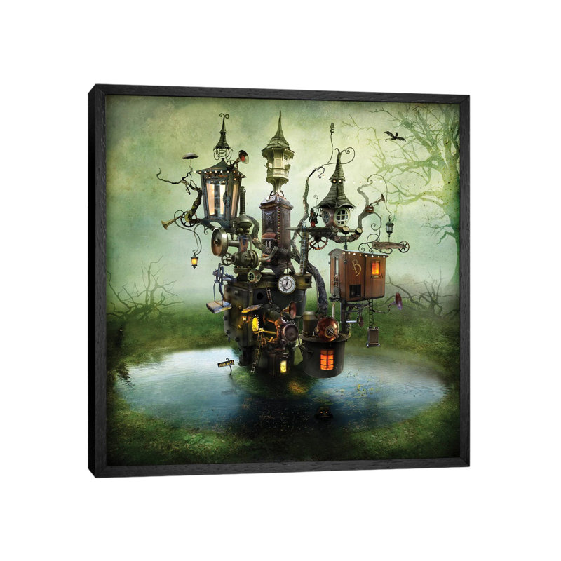 Professors Boltenharrer by Alexander Jansson - Print on Canvas, Black Framed, 93.98 cm H x 93.98 cm W