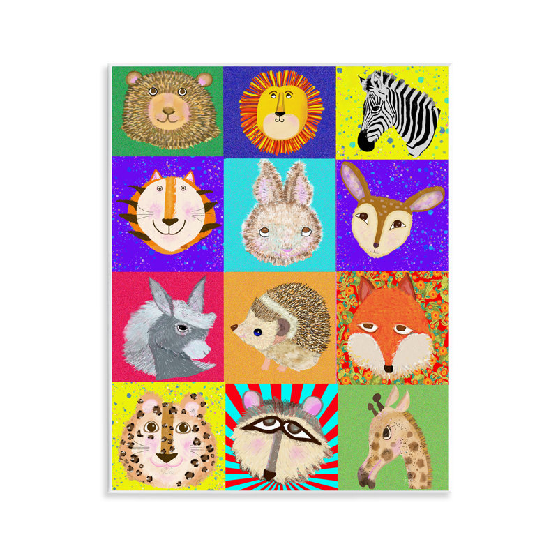 Plaque murale d'animaux à fourrure, par Lynnda Rakos