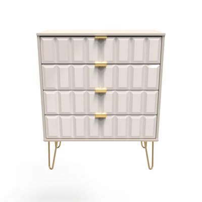 Allem 77cm W 4 - Drawer Chest of Drawers
