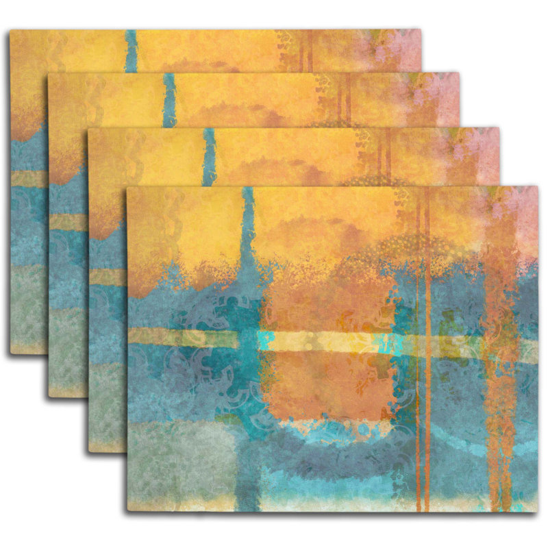 Napperon abstrait en polyester
