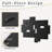 Winston Porter 12-Photo Picture Frame Collage - Multi-Picture Wall-Mounted Display Gallery with 12 Openings for 4x6-Inch Photos or Pictures