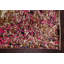 Tapis de couloir unique noué à la main 2 pi 7 po x 10 pi New Age rose / brun / blanc
