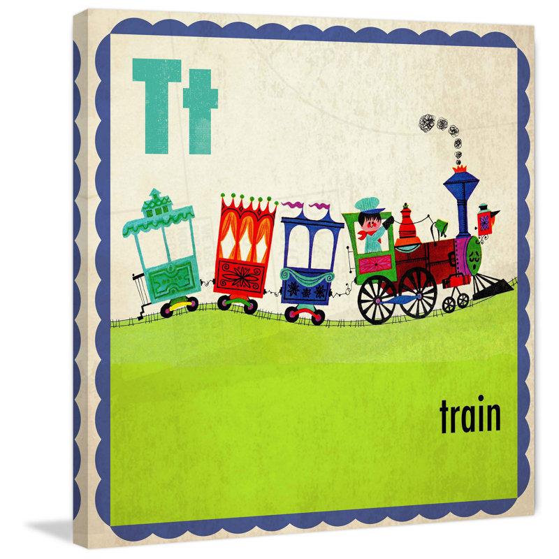 Train - Wrapped Canvas Print, 81cm H x 81cm W 