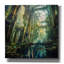 Art mural en toile Winston Porter «The Overgrown Metropolis» par r3darch0n, 18 po x 18 po
