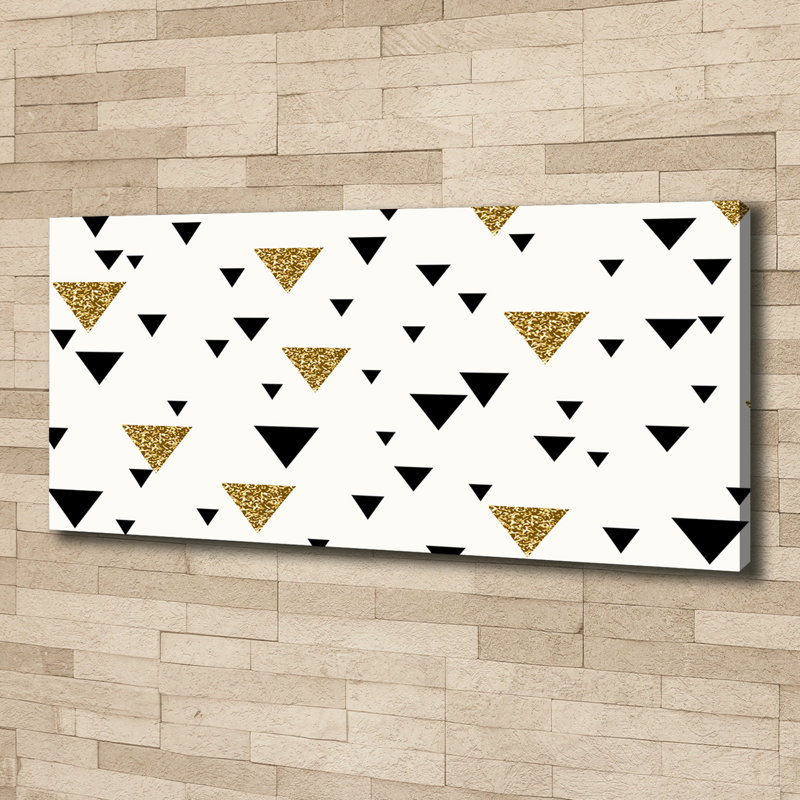 Triangles Background - No Frame Painting on Canvas
