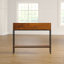 Console rustique brune de 42 pouces avec casiers de rangement compacts-19187543