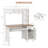 Farmhouse 47" Desk With Cabinet and Drawer