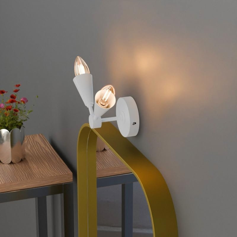 Bocchino Armed Sconce, White