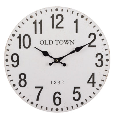 Akhilles Wood Wall Clock