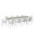 11Pc Extendable Aluminum Outdoor Patio Dining Set