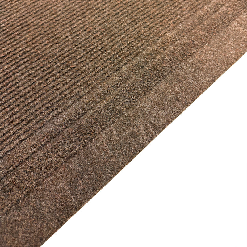Anti Slip Outdoor / Indoor Brown Rug, Runner 2'2" x 6'