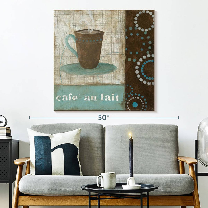 Café rustique au lait