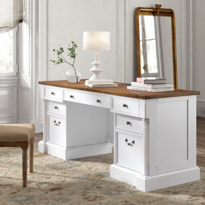 Bransford Executive Desk with Power Outlet