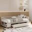 Lit plateforme tapissier en L avec rangement et tiroirs-1075123400