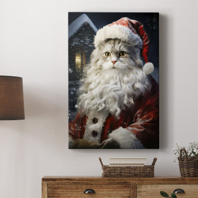 Père Noël II - Cavas enveloppés de galerie