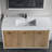 Dowell 48" Rectangular Drop-In Resin Single Bathroom Vanity Sink with Overflow