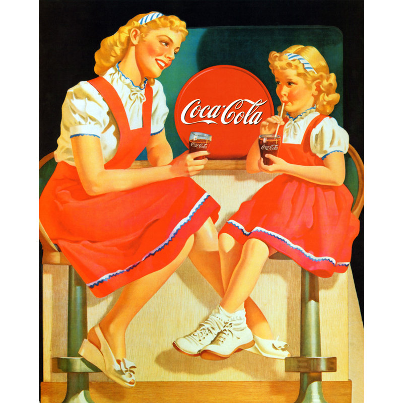 Coca-Cola, jeunes filles